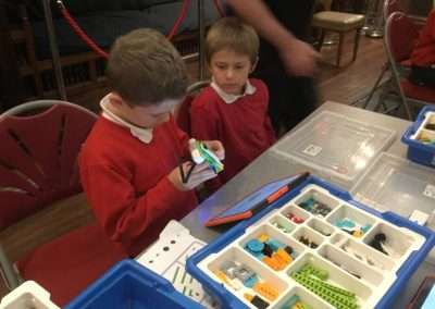 Children engaged in hands-on activity.