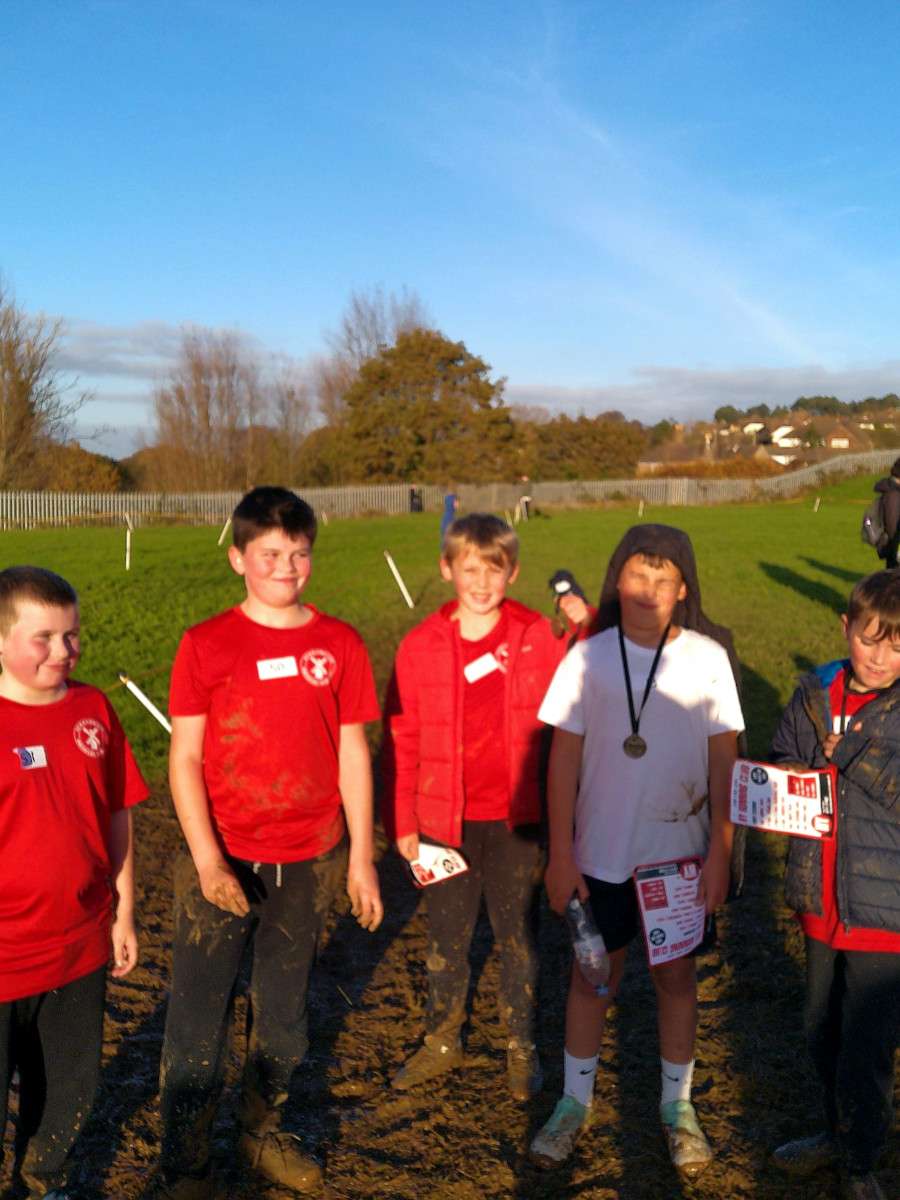 Children standing in sports field